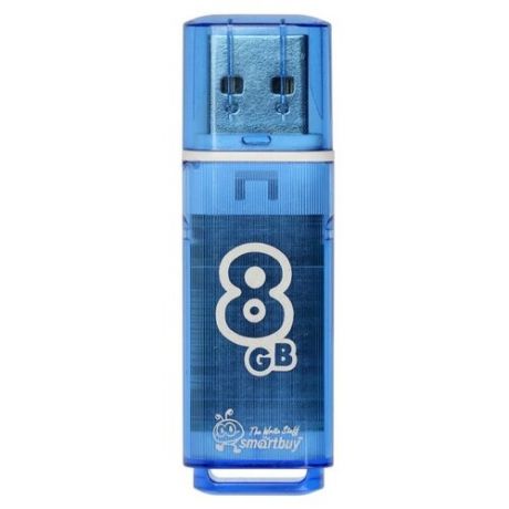 Флешка SmartBuy Glossy USB 2.0 8GB Нежно голубой