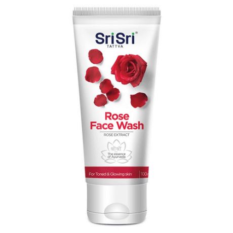 Sri Sri Tattva гель для умывания с розой Rose Face Wash, 100 мл