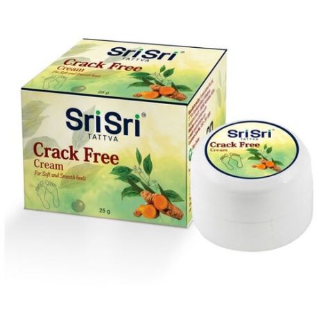 Sri Sri Tattva Крем для ног Увлажняющий Crack Free 25 г баночка