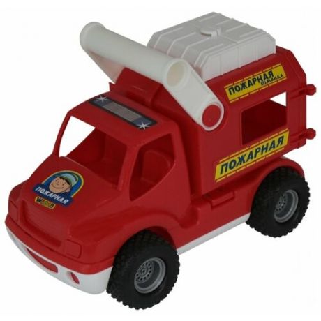 Пожарный автомобиль Wader КонсТрак (0506) 24 см красный/белый