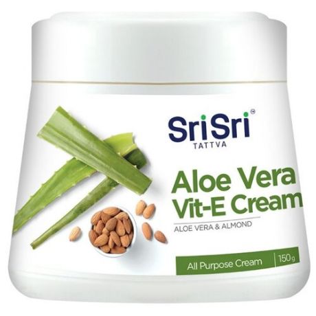 Крем для тела Sri Sri Tattva Aloe Vera Vit-E Cream, 150 г
