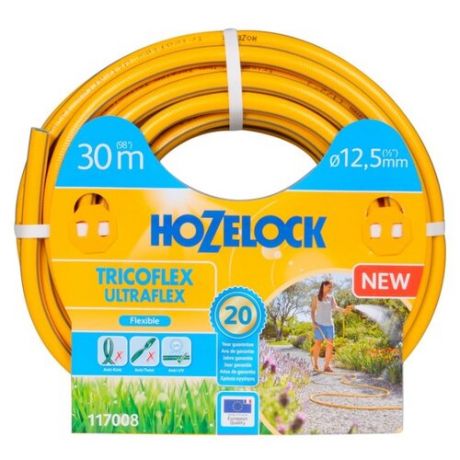 Шланг HOZELOCK Tricoflex Ultraflex 1/2" 30 метров желтый