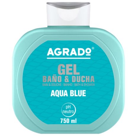 Гель для душа Agrado Aqua Blue, 750 мл