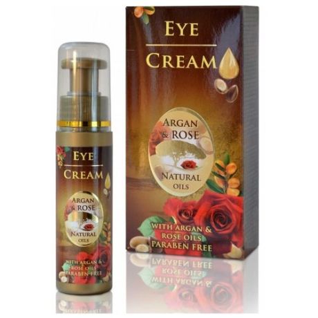 BulFresh Cosmetics Подтягивающий крем для контура глаз с аргановым маслом Argan & Rose Eye Cream 35 мл
