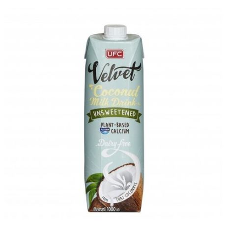 Кокосовый напиток UFC Velvet Coconut Milk Unsweetened без сахара 1 л