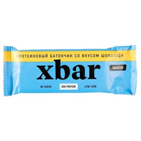 Протеиновый батончик VASCO Xbar со вкусом шоколада, 60 г