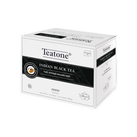 Чай черный Teatone Indian в пакетиках для чайника, 20 шт.