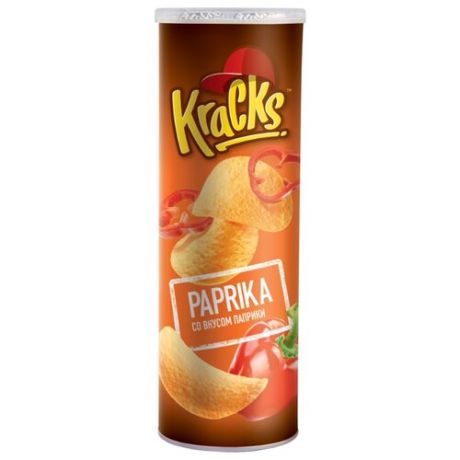 Чипсы Kracks картофельные Паприка, 160 г