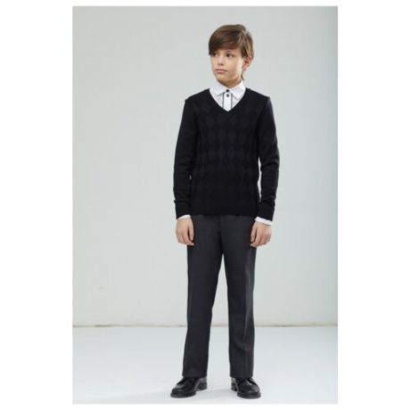 Пуловер Смена размер 140/68, черный