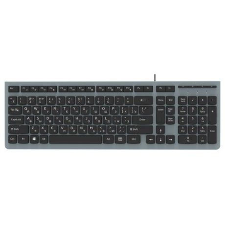 Клавиатура Ritmix RKB-400 Grey USB