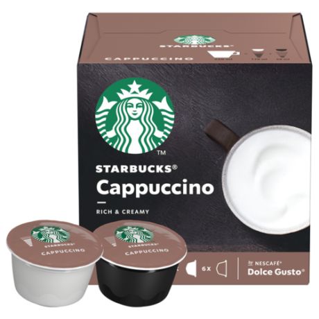 Кофе в капсулах Starbucks Cappuccino (12 капс.)