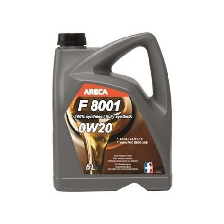 Моторное масло Areca F8001 0W20 5 л