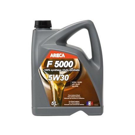 Моторное масло Areca F5000 5W30 5 л