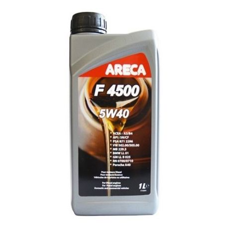 Моторное масло Areca F4500 5W40 1 л