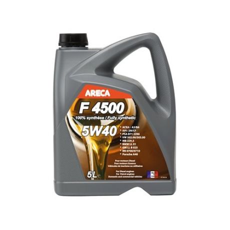 Моторное масло Areca F4500 5W40 5 л