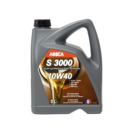 Моторное масло Areca S3000 10W40 5 л