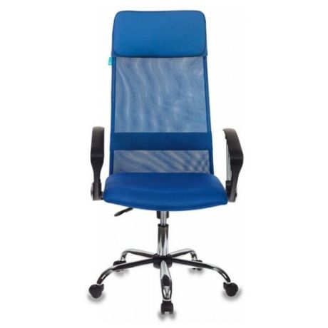 Компьютерное кресло Бюрократ KB-6SL для руководителя, обивка: текстиль/искусственная кожа, цвет: TW 10 синий