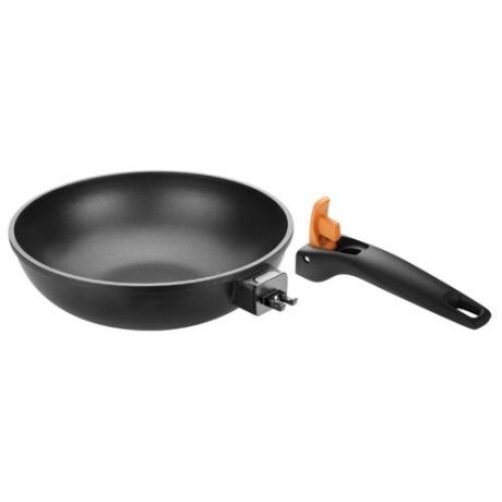Сковорода-вок Tescoma SmartCLICK 605058 28 см, черный/оранжевый