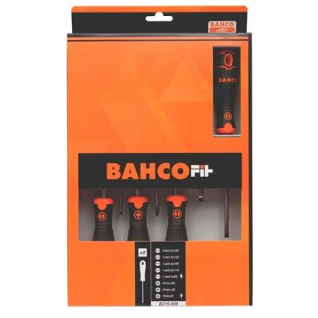 Набор отверток BAHCO (8 предм.) B219.008 черный/оранжевый