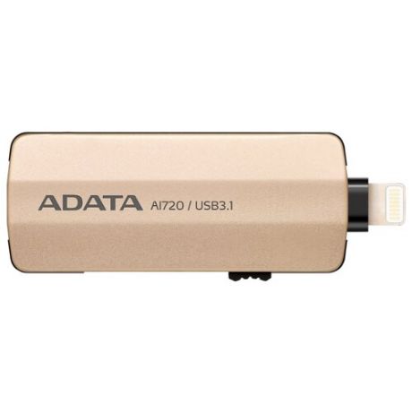 Флешка ADATA AI720 64GB золотистый