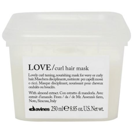 Davines Essential Haircare Love Маска для усиления завитка для волос, 250 мл