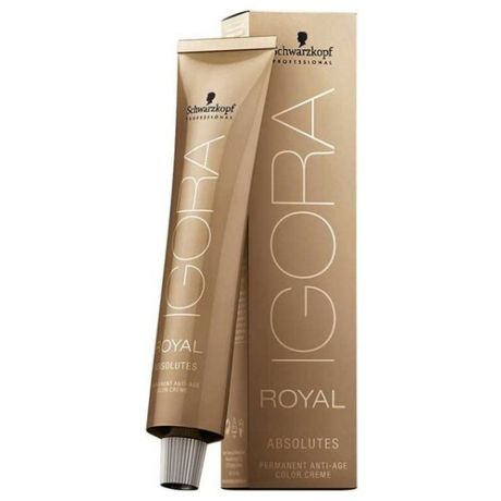 Schwarzkopf Professional Igora Royal краситель для волос Absolutes, 60 мл, 4-60 средний коричневый шоколадный натуральный