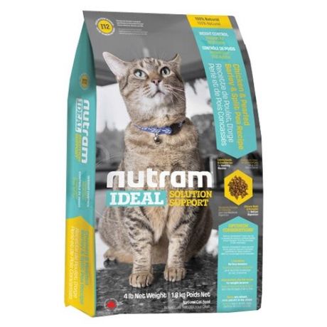 Корм для кошек Nutram I12 Контроль веса для кошек (6.8 кг)