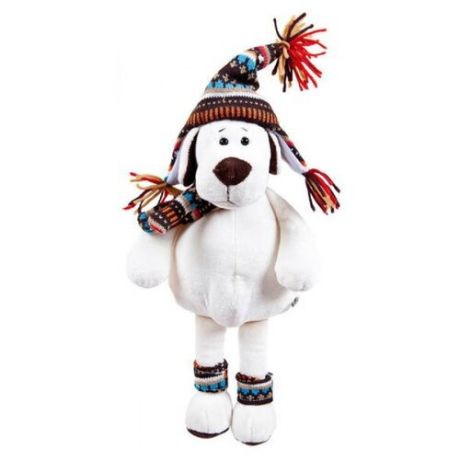 Мягкая игрушка ABtoys Собака в шапке 24 см