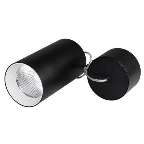 Светильник светодиодный Arlight SP-POLO-R85-2-15W Warm White 40deg (Black, White Ring), LED, 15 Вт