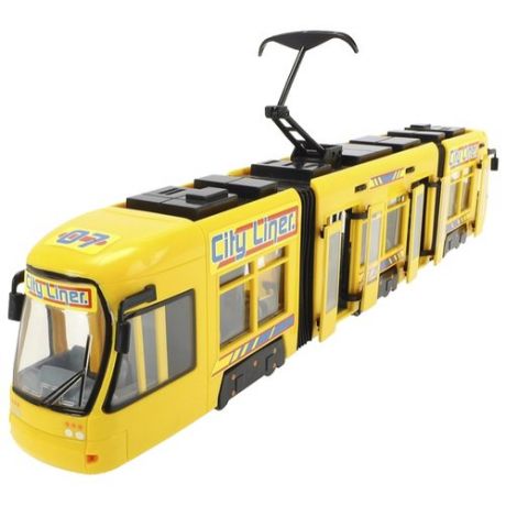 Трамвай Dickie Toys Городской трамвай (3749005) 46 см желтый