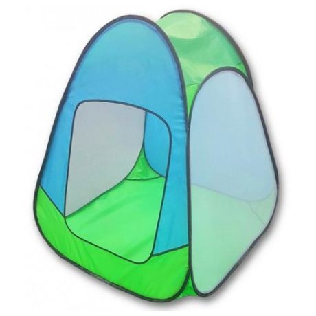 Палатка BELON ПИ-004КМ-ТФ Эконом Конус-Мини голубой с зеленым