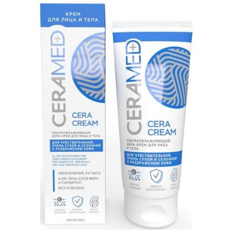 Крем для тела Ceramed Cera-cream увлажняющий, 100 мл