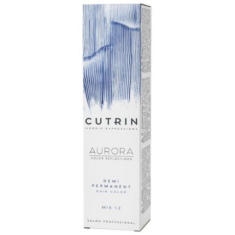 Cutrin AURORA Demi Безаммиачный краситель для волос, 60 мл, 1.0 черный