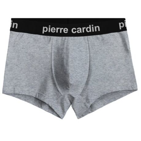 Pierre Cardin Трусы боксеры с профилированным гульфиком, низкая посадка, размер 6, grigio melange