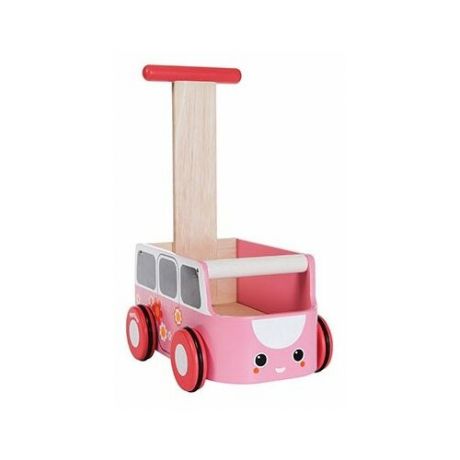 Каталка-игрушка PlanToys Van Walker (5184 / 5185 / 5186) розовый