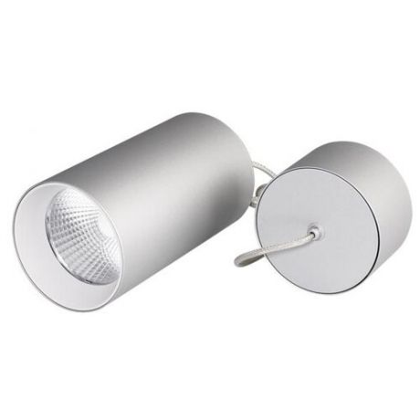 Светильник светодиодный Arlight SP-POLO-R85-2-15W Day White 40deg (Silver, White Ring), LED, 15 Вт