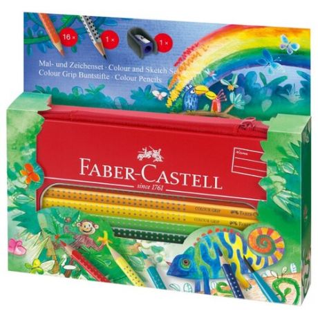 Faber-Castell Цветные карандаши Grip Jungle