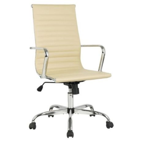 Компьютерное кресло College H-966L-1, обивка: искусственная кожа, цвет: бежевый