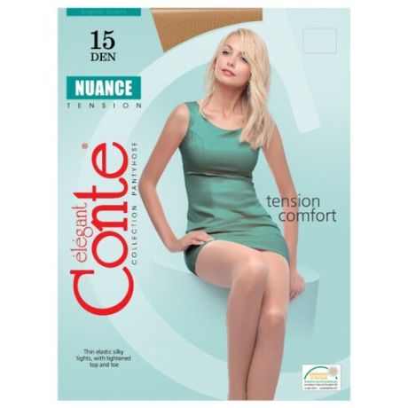 Колготки Conte Elegant Nuance 15 den, размер 4, bronz (коричневый)