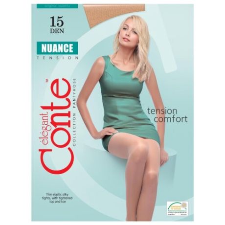 Колготки Conte Elegant Nuance 15 den, размер 4, natural (бежевый)