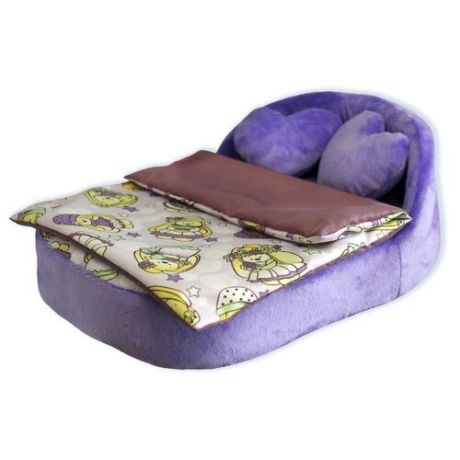 Belon familia Кроватка для кукол (HM-003/4-6 / HM-003/4-24) фиолетовый