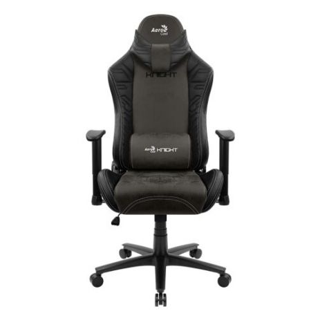 Компьютерное кресло AeroCool KNIGHT игровое, обивка: текстиль/искусственная кожа, цвет: Iron Black