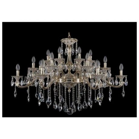 Люстра Bohemia Ivele Crystal 1709 1709/24/410/B/GW, E14, 960 Вт