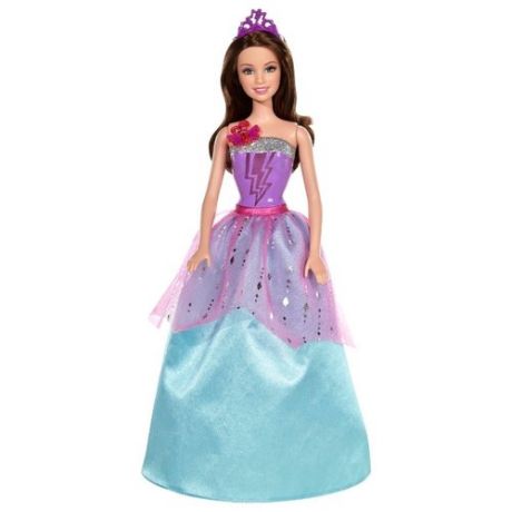 Интерактивная кукла Barbie Супер-принцесса Корин, 29 см, CDY62