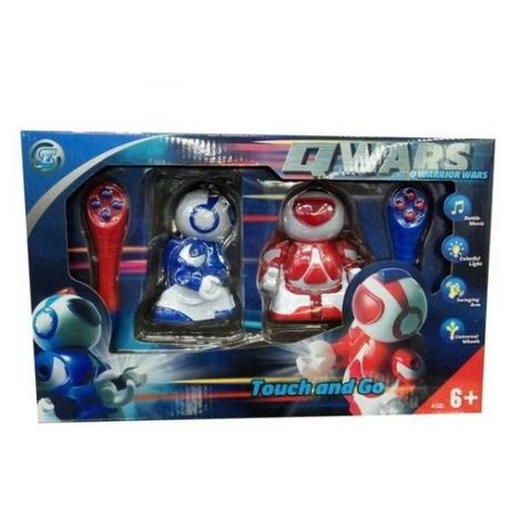 Интерактивная игрушка робот Junfa toys Сражение роботов SF21563 красный/синий