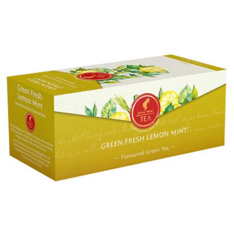 Чай зеленый с лимоном Julius Meinl в пакетиках, 44 г 25 шт.