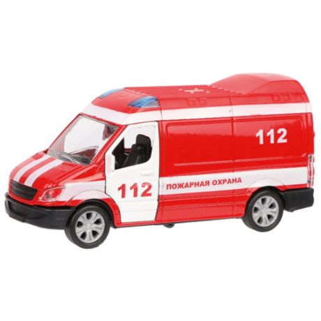 Фургон Пламенный мотор Пожарная охрана (870363) 11 см красный