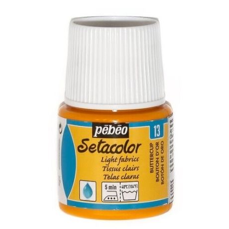 Pebeo Краска для светлых тканей Setacolor 45 мл 13 лютик