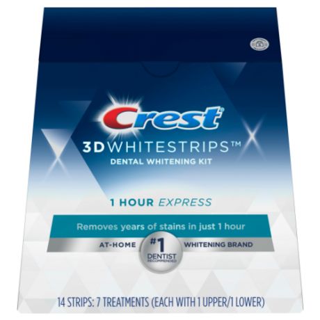 Crest отбеливающие полоски 3D White 1-Hour Express, 14 шт
