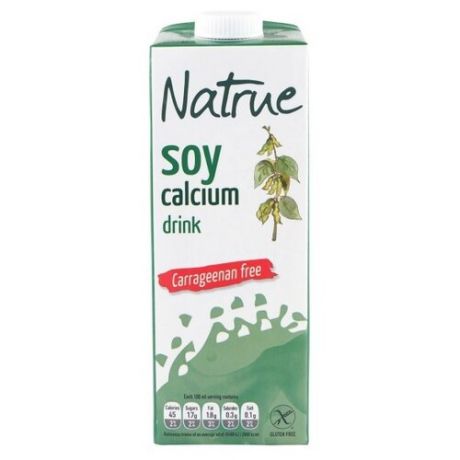 Соевый напиток Natrue Soy calcium с кальцием 1 л